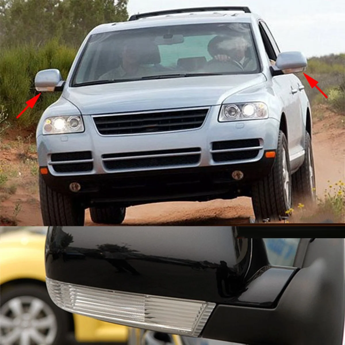 Указатели поворота для зеркала заднего вида VW Touareg 2003-2007 7L6949102B 7L6949101B