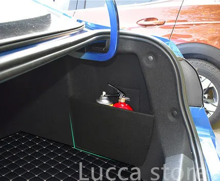 

2PCS For Peugeot 308 408 508 Flannel Auto Trunk Side Storage Organizer Board Partitions Plate Shield