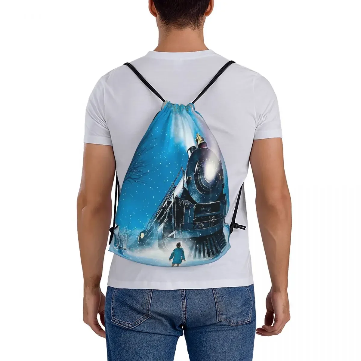 Рюкзаки The Polar Expr многофункциональные портативные сумки на шнурке карманные