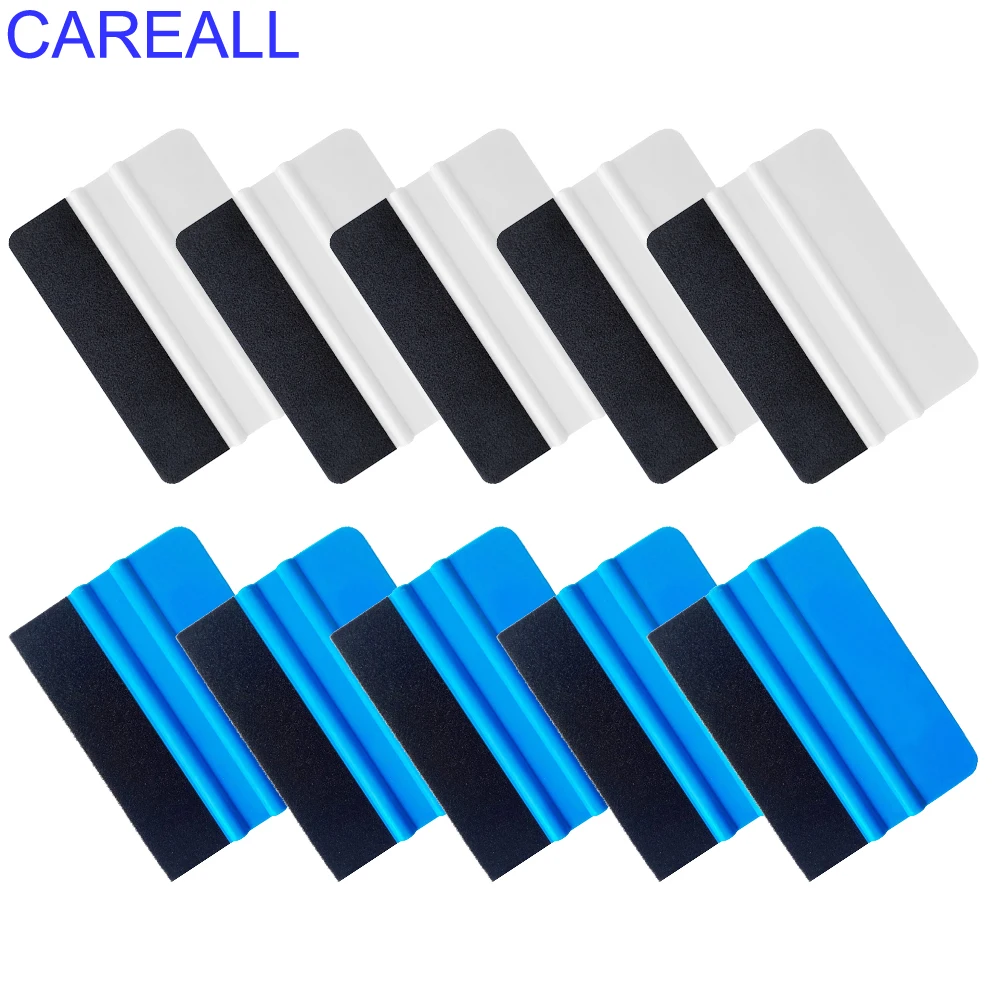 Автомобильные наклейки CAREALL скребок для установки пленки 10 см из винилового