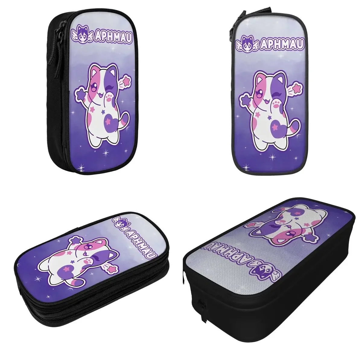 Классический карандаш с рисунком кошки Aphmau Большой Вместительный пенал для