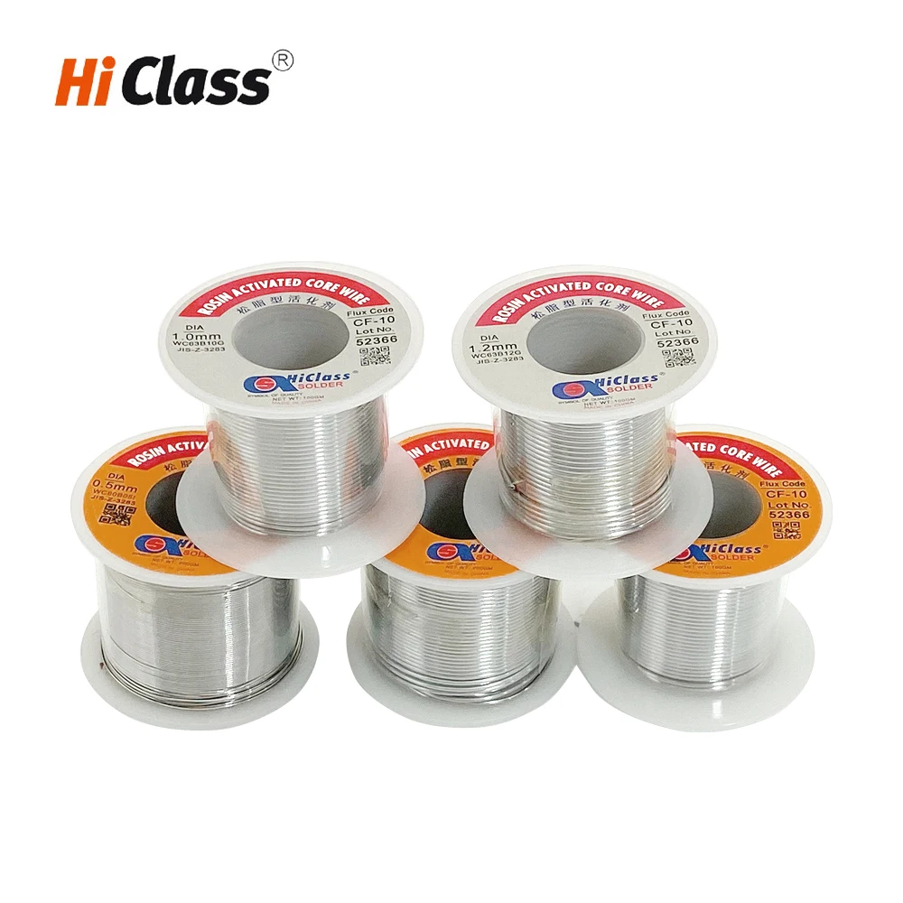 Паяльная проволока Asahi Hiclass Оловянная паяльная с низким плавлением 0 5 мм 8 1 2