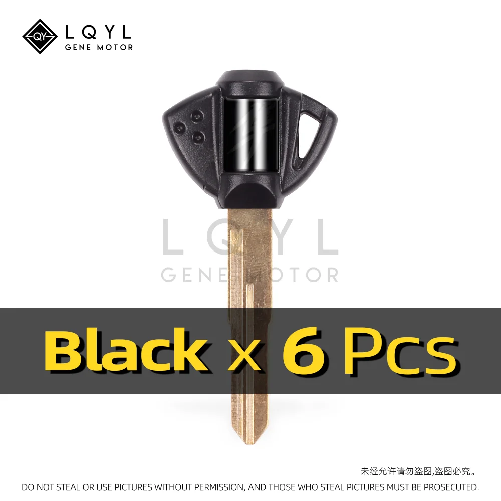6 шт. новый пустой ключ для мотоцикла, замена необрезанных ключей для Suzuki GSX-R GSXR GSR750 GSX1300 2003 2004 2005 K1 K2 K3 K4 K5 K6 K7 K8 K9