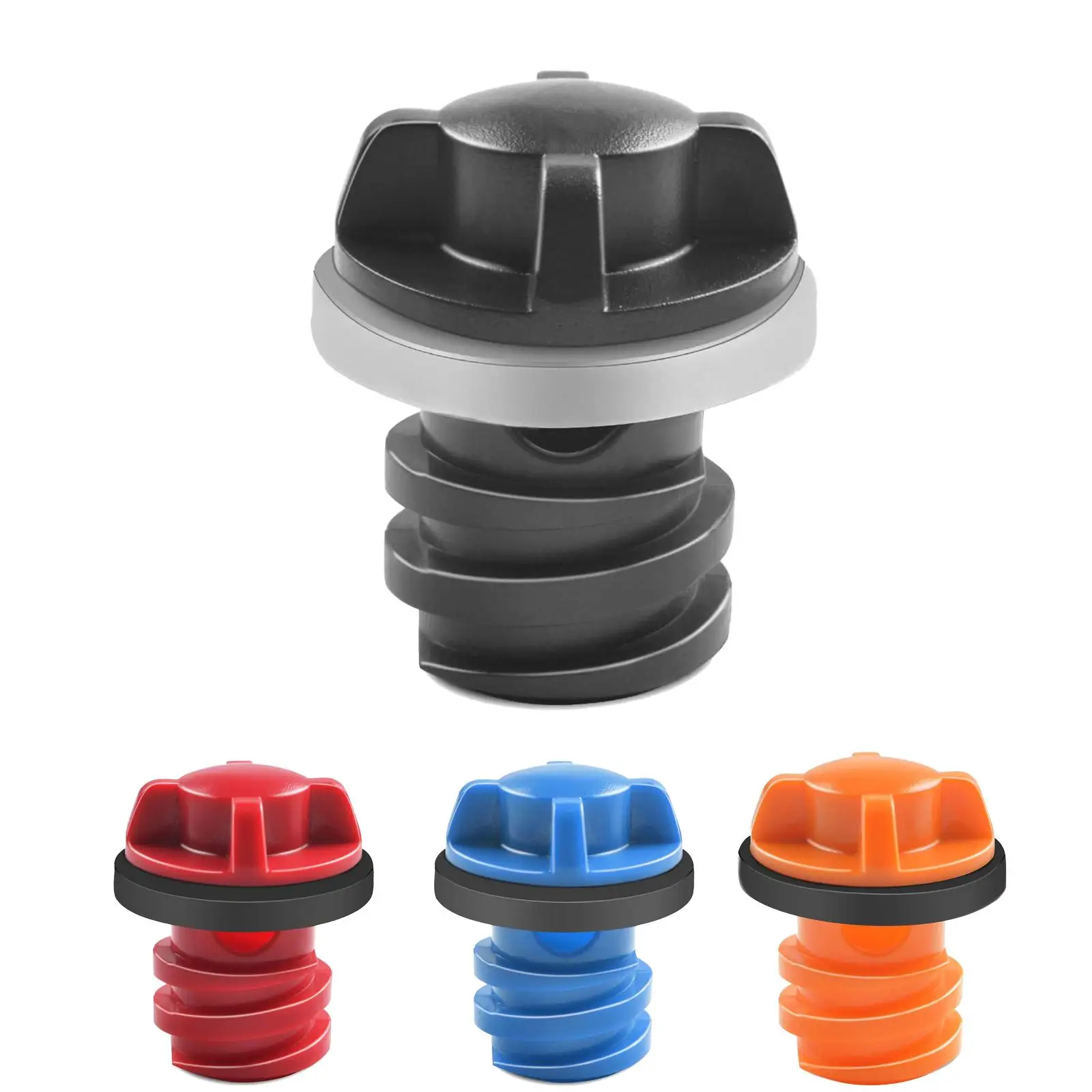

4Pcs Replacement Drain Plug W/ Hose Connection ABS+ Silicone Seal Drain Plugs For Rotomolded Coolers For-YETI