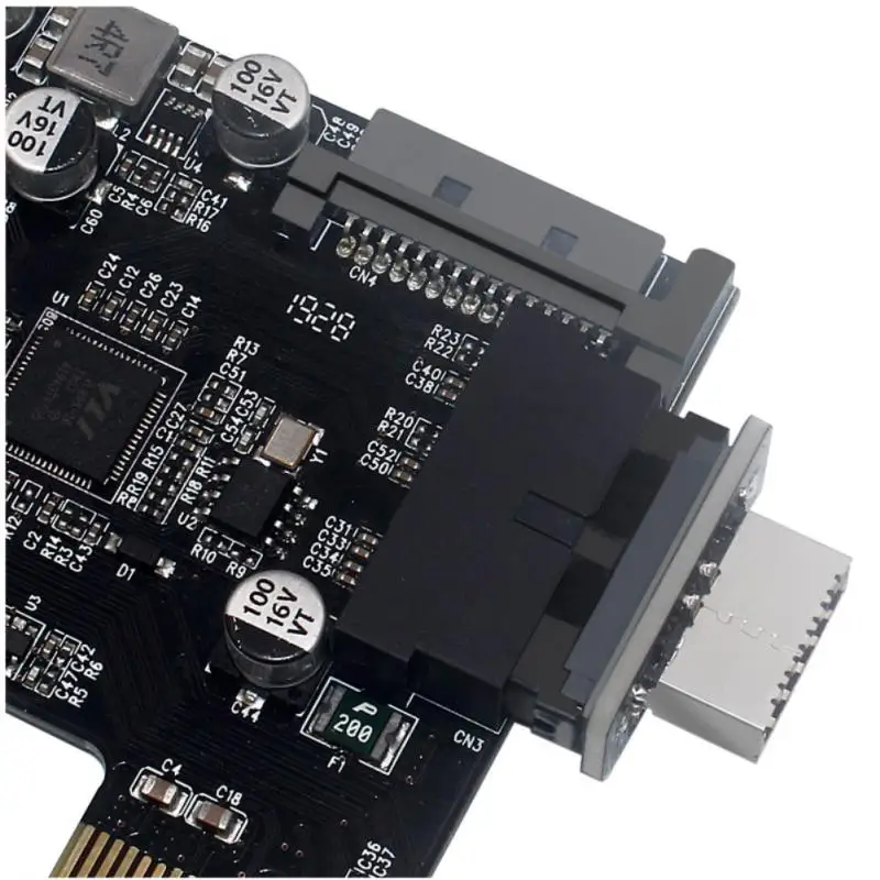 

73S Motherboard USB3.019P / 20P Turn TYPE-E 90 Degree Adapter Chassis Front TYPEC Plug-in Port Supports All Mainboards Wholesale