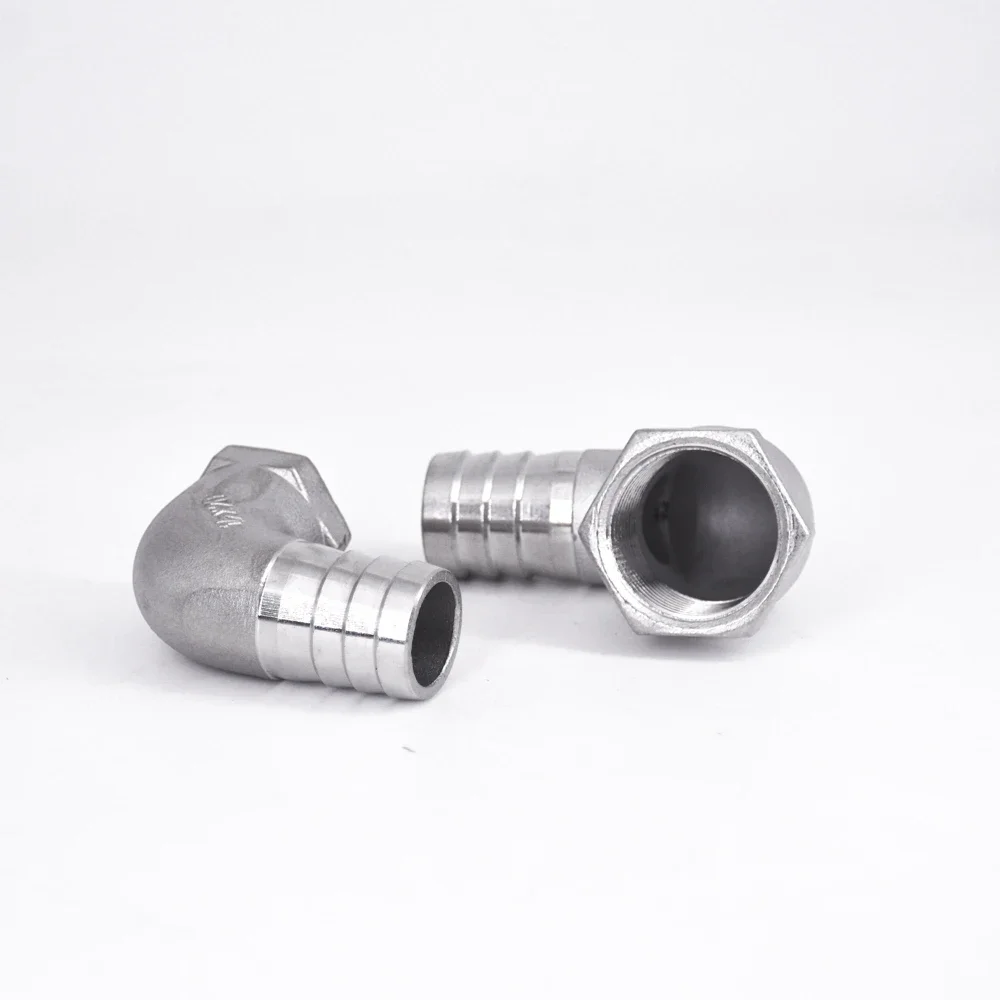 Колено для шланга с резьбой 1/4 дюйма 3/8 1/2 3/4 1-2 BSP 15 20 25 32 40 50 мм