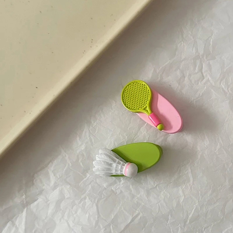 2/1 шт. забавная и милая овальная заколка для бадминтона боковая зажим волос утка с