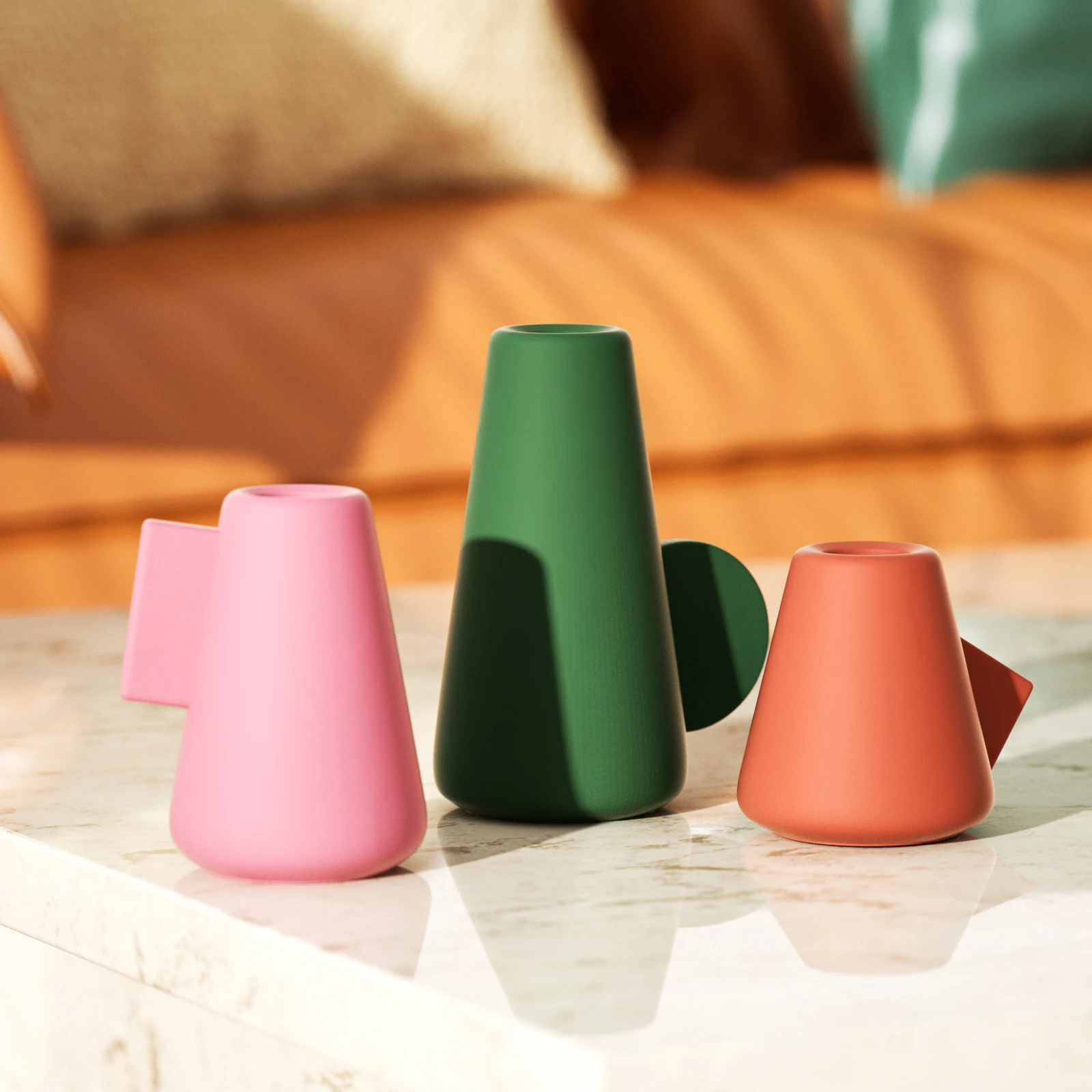 

Boowan Nicole Silicone Candlestick Holder Molds for Taper Candles Geometric Cement Candle Holder Mould Christmas Home Decor