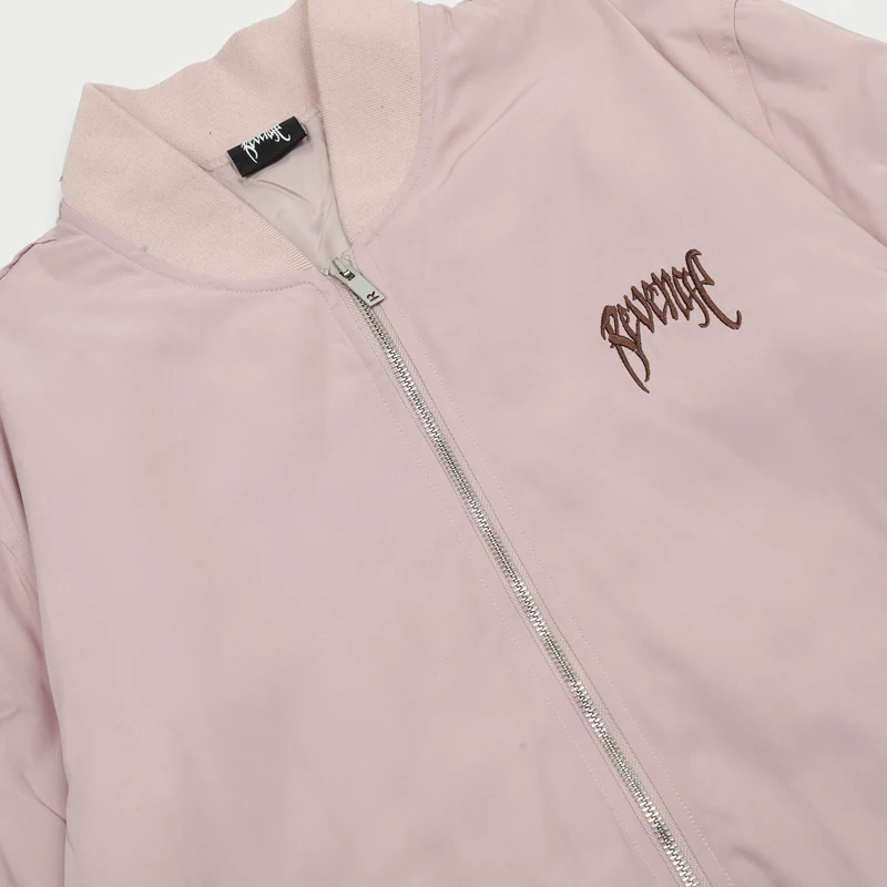 Куртка месть в американском уличном стиле кардиган на молнии с вышивкой и