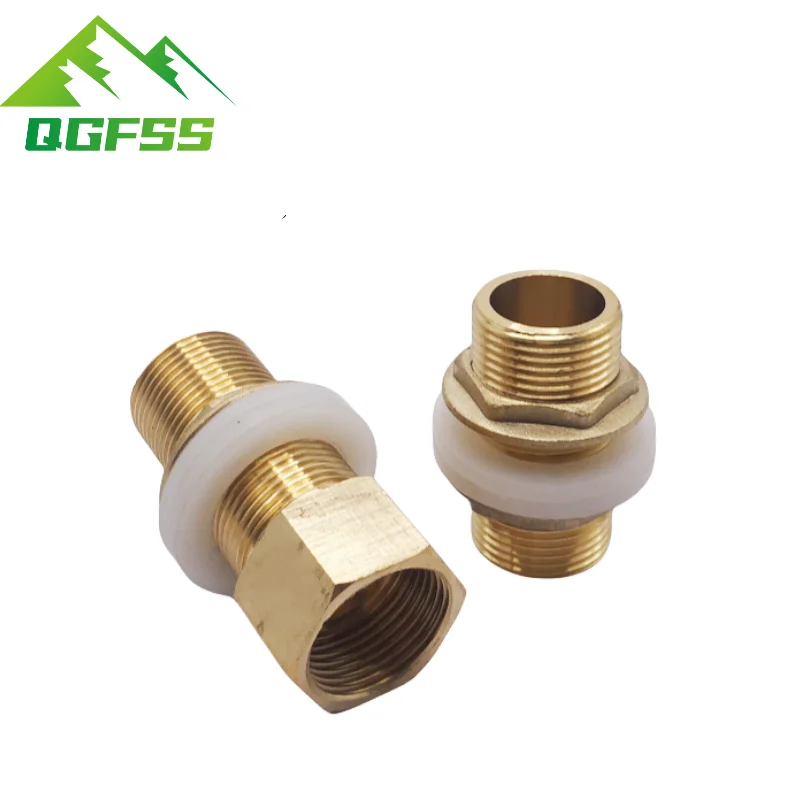 1 шт. медный соединитель для резервуара воды 1/2 дюйма 3/4 дюйм наружная резьба BSP