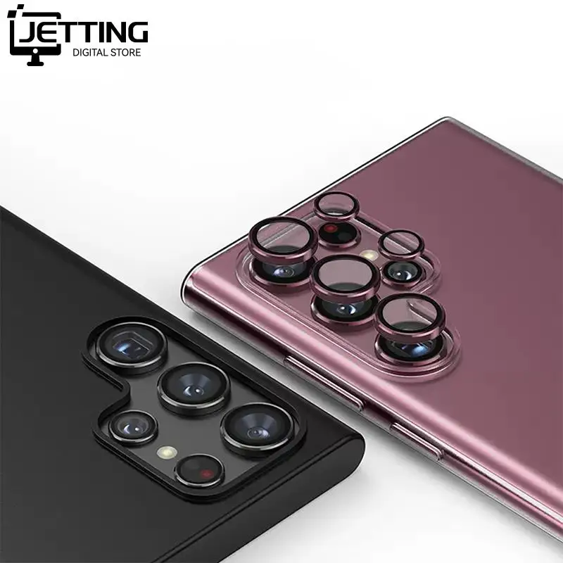 

Задняя металлическая защитная пленка из закаленного стекла для Samsung Galaxy S23 Ultra