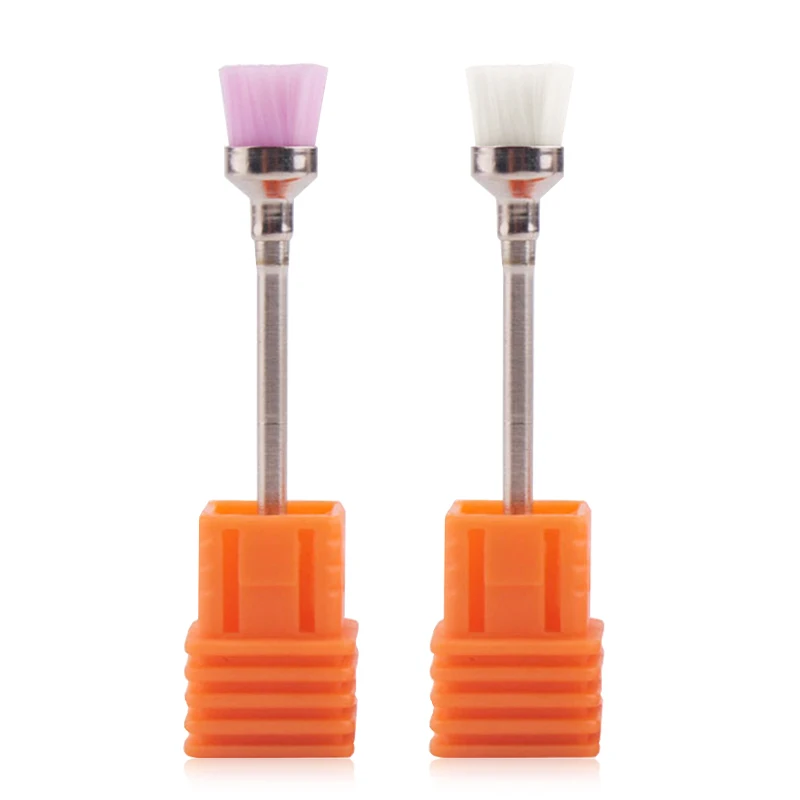 

1pcs Electric Nail Drill Bit Cleaning Brush 3/32'' Machine Files Stainless Steel Machine Manicure Accessories Nail Art Tools