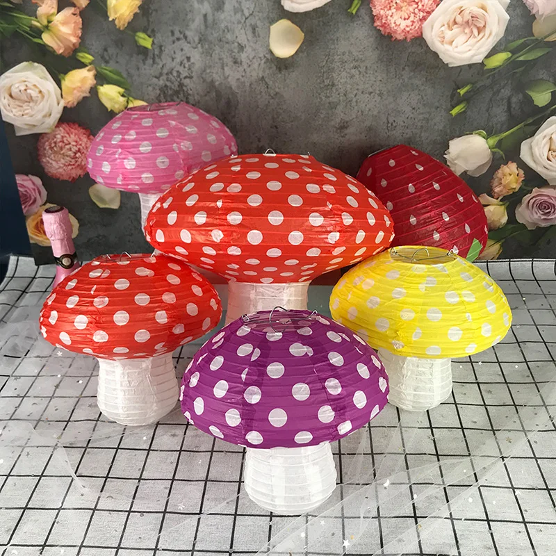 

Birthday Party Decorations Baby Shower Wedding Hanging Lantern Mushroom Paper Lantern Strawberry Shaped Paper Lantern