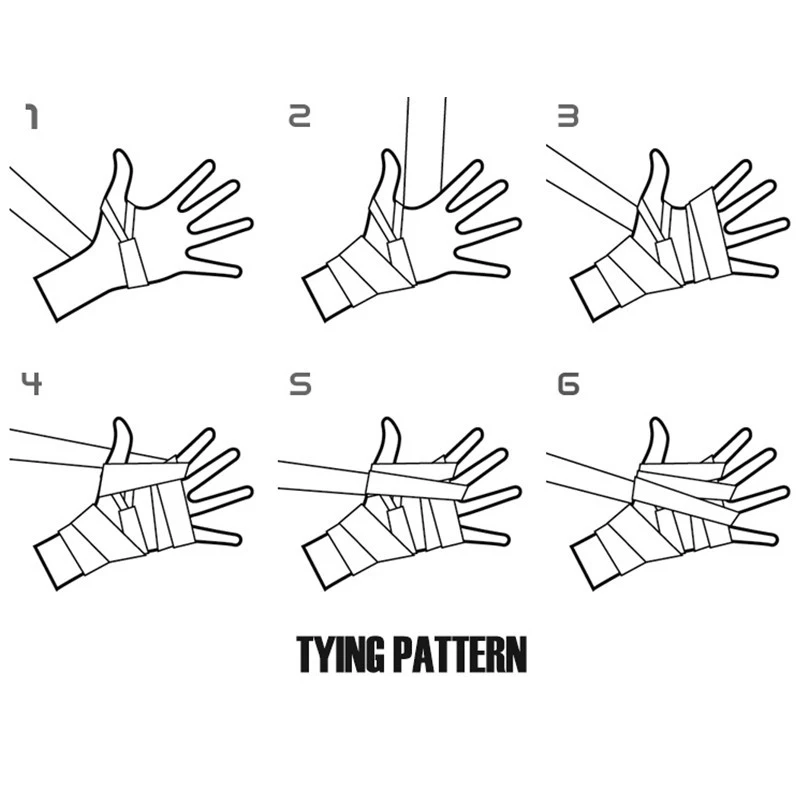 Sanda Kickbo повязки для MMA ручные перчатки на запястье хлопковая Муай Тай