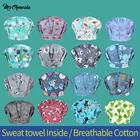 Дышащая хлопковая Рабочая шапка с мультяшным принтом