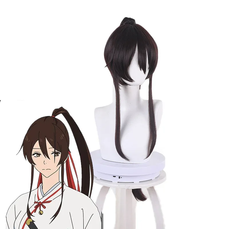 Парик L-email из синтетических волос косплей-парик чёрного цвета длиной 80 см