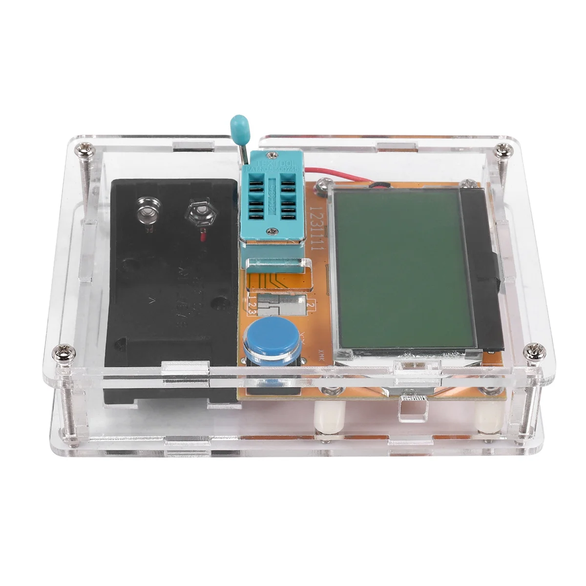 Измеритель ESR Mega328 тестер транзисторов цифровой V2.68 LCR-T4 емкость MOS/PNP/NPN LCR 12864