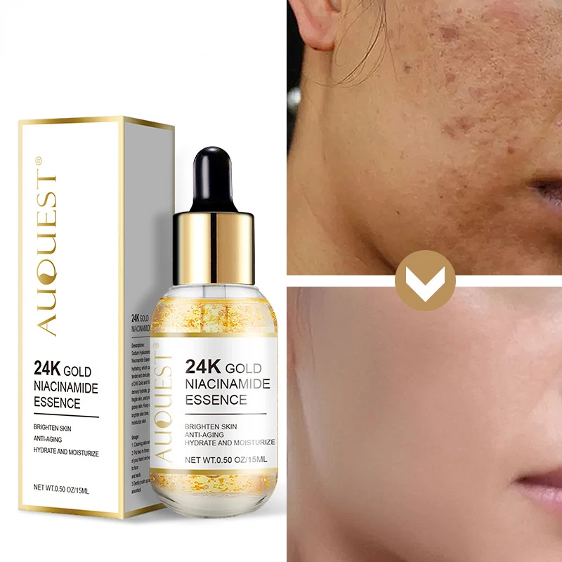 

24k Gold Serum Whitening Remove Dark Spots Moisturizing Anti Aging Skin Care