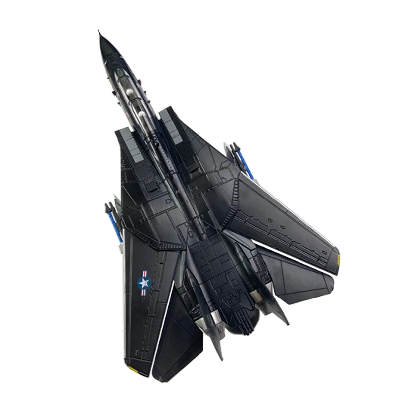 Фото 1/100 военно-морской флот Grumman F14 F-14A Tomcat VX-4 истребитель, металлическая военная игрушка, литая под давлением модель самолета для коллекции или подарка... №4