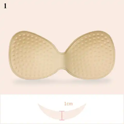 Chest Pad Inserts Replaceable Breast Bra One Piece Chest Pads Sports Underwear Pad Gather Nipple Pads Bra Reusable Clothes