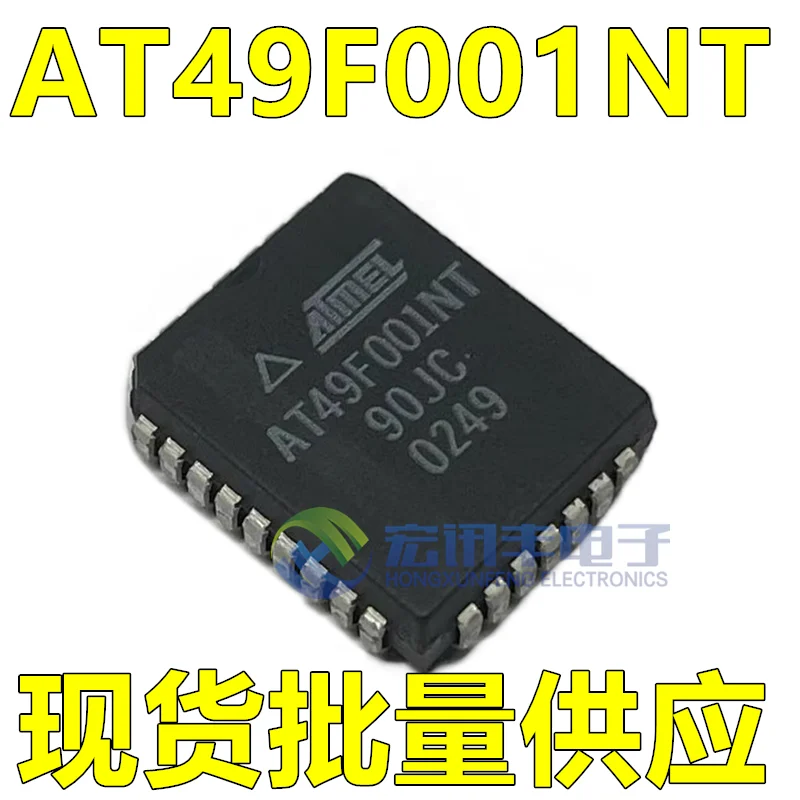 10PCS/AT49F001NT AT49F001NT-90JC PLCC-32