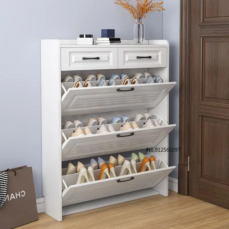 

120Cm Flip Shoe Cabinet Modern Zapater Simple Hallway Cabinet Shoe Rack Space Saving Schuhschranke Korytarz Minimalist Furniture