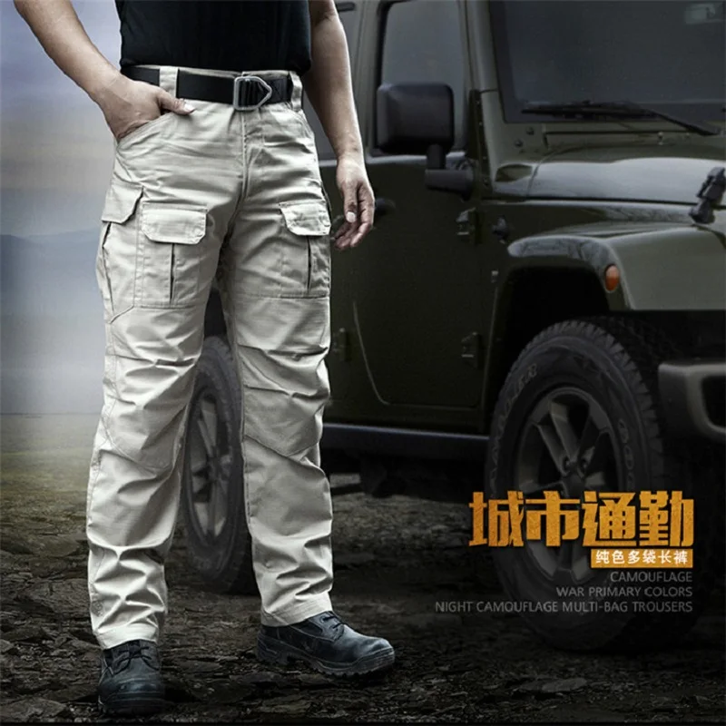 

SWAT Combat Tactical Cargo Pants Men Summer Ripstop Uniform Work Casual Travel Hiking Trekking Army Military Trousers