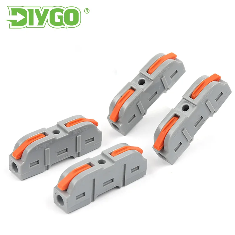 

5/10 Universal Plug-In Conductor Butt Terminal Block SPL-1Quick Wire Connector Compact Can Be Spliced One In One Out