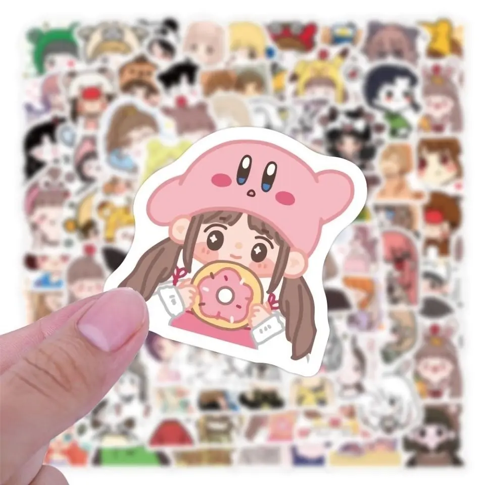 

100 шт., наклейки для девочек