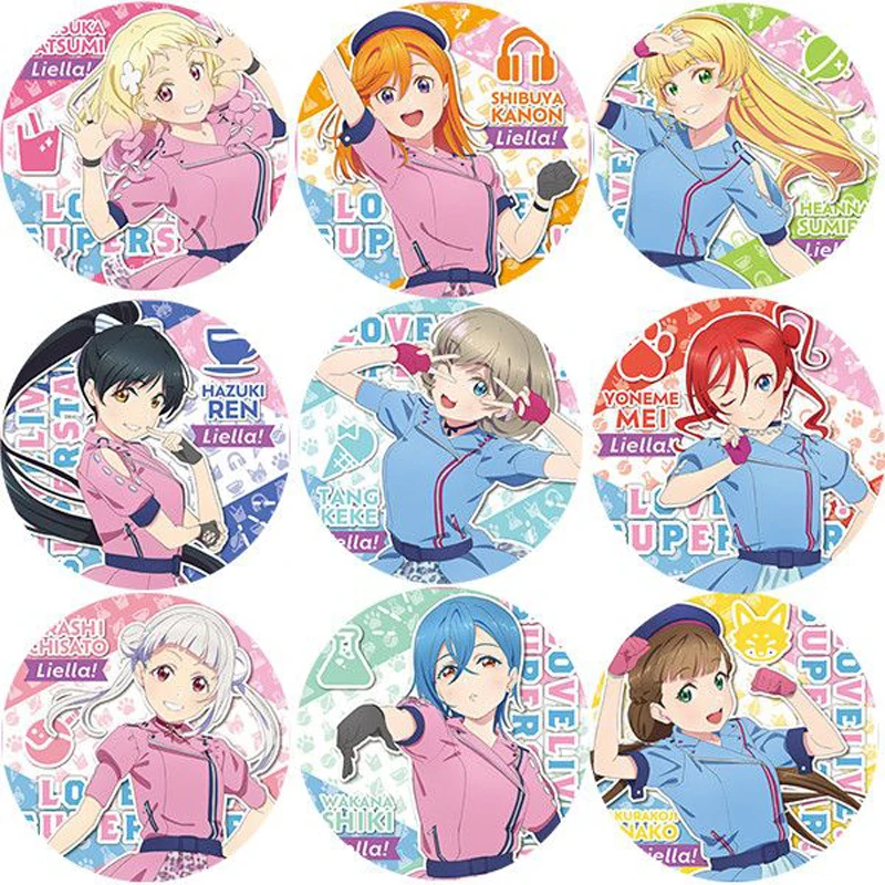 

Значок аниме LOVELIVE! 9 шт. Брошь-булавка Takami Chika
