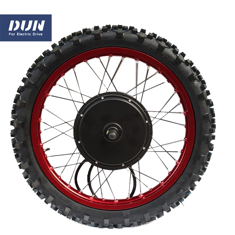 

17'' 18" 19" 21" 205 50H ZP 72V Powerful Brushless Gearless Spoke Wheel Motor Set Laced with Motorcycle Rim and Tire