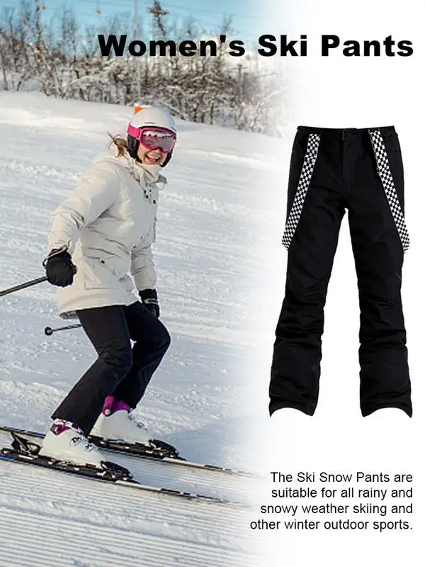 

Winter Warm Ski Pants Unisex Snowboard Trousers Windproof Waterproof Snow Skiing Pants Overalls Outdoor Skiing Accessories