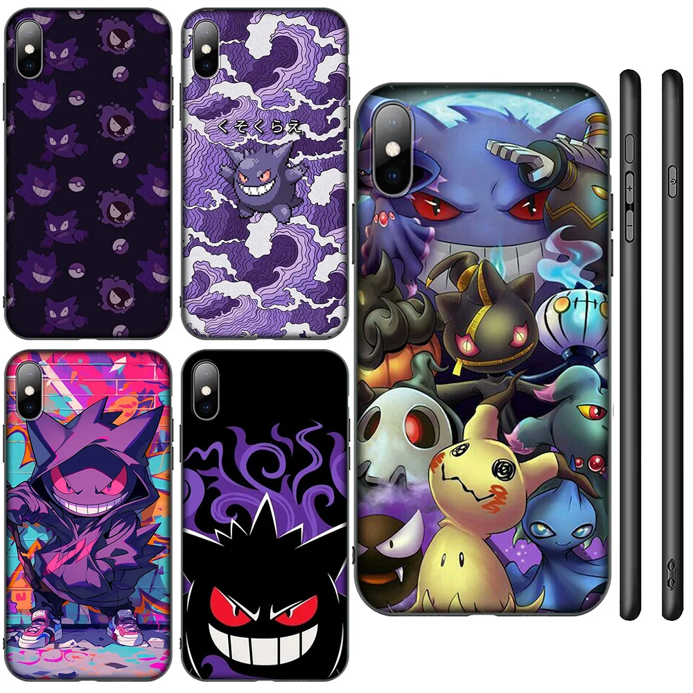 F-132 P-Pokemons GO Gengar P-Pikachus чехол для Samsung Galaxy A01 A02 A03 A03S A10 A10S A20S A30 A30S A50 A50S A70 M30 M30S M02