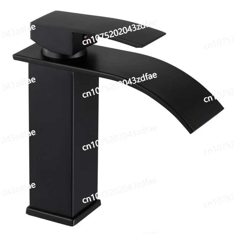 Скандинавский черный водопад искусственная раковина на сцене для лица туалет