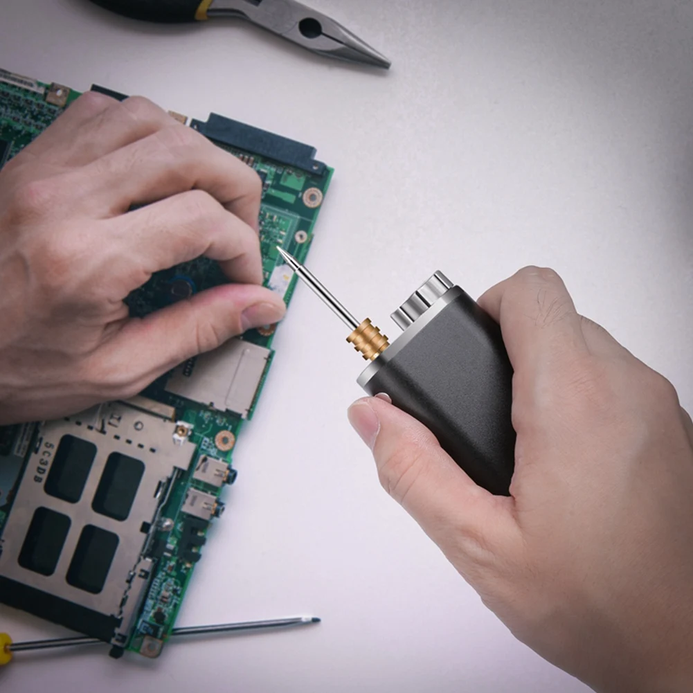 Портативный перезаряжаемый паяльник USB-аккумулятор мощность 1–75 Вт уличный с 3