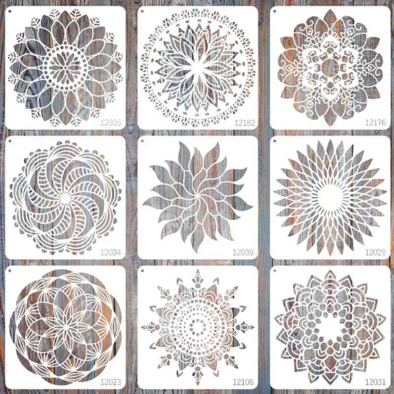 30*30 см Мандала планшетофон сделай сам альбом для скрапбукинга многоразовый