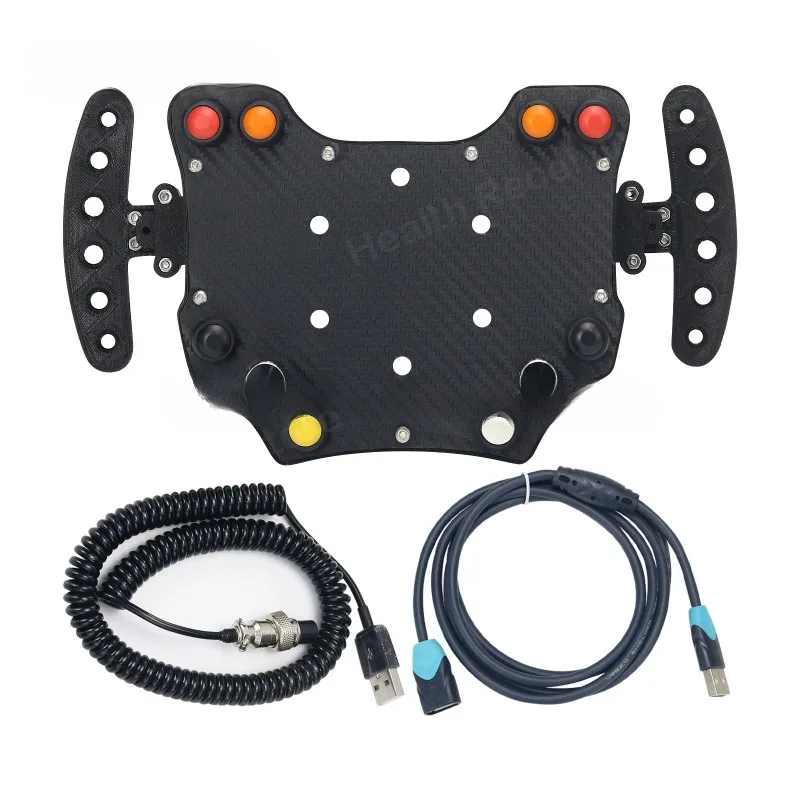 Caja botón instrumento volante cubo carreras consola Central para Simulador cambio paleta juego de