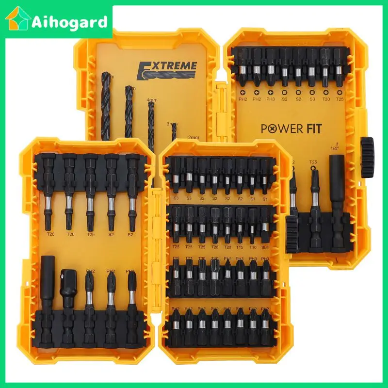 

18/Impact Batche Head S2 Alloy Steel Multifunction Electric Drill HighHardness Drill Bit Set Socket Adapter For Power Tool