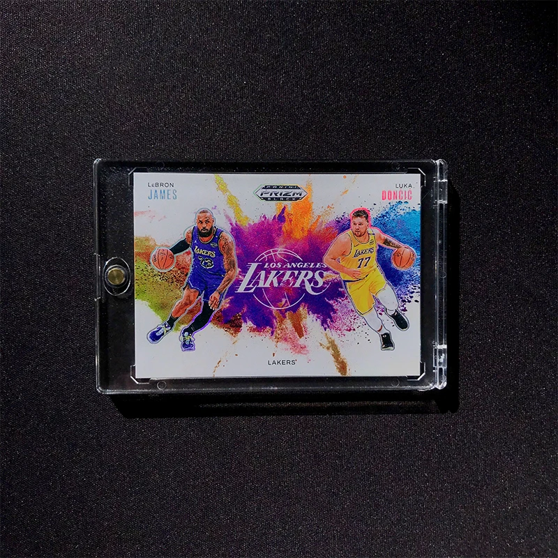 Фото Коллекционные карточки PANINI Prizm Diy Championship 2025: реплики для двух игроков (Текак, Курри, Дурант, Дончич, Джеймс) – подарки для самостоятельного изготовления №2