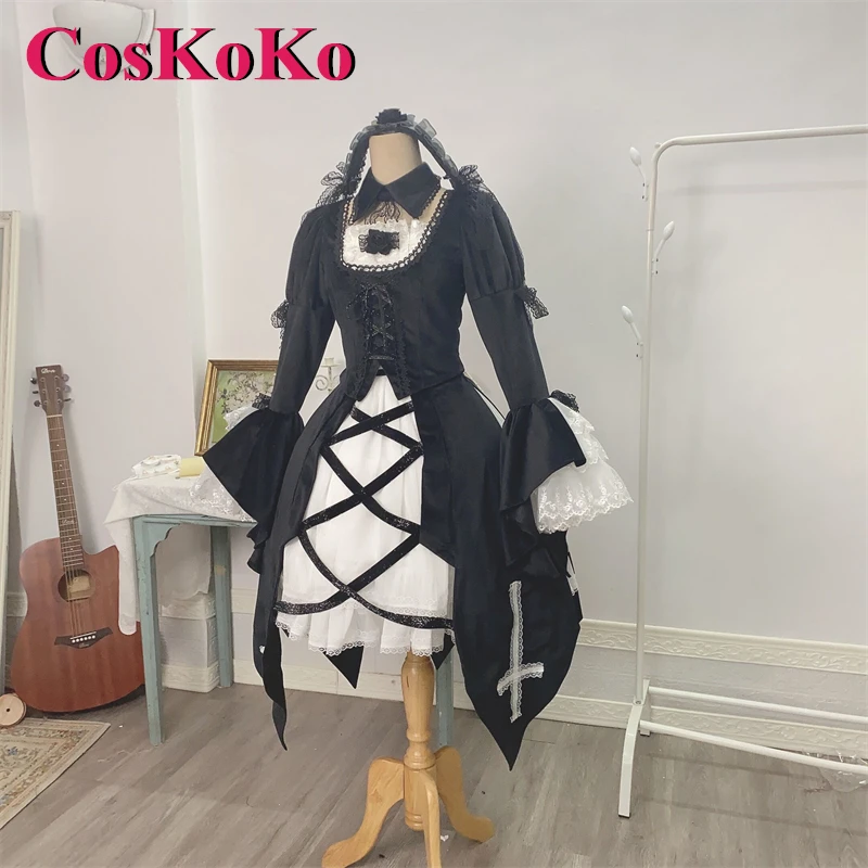 CosKoKo [по индивидуальному заказу] Mercury Lampe Косплей Аниме Rozen Maiden Костюм Великолепное