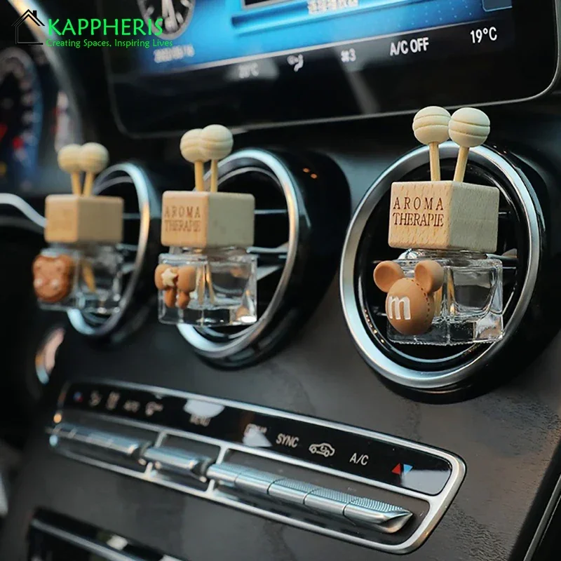 6 мл автомобильный освежитель воздуха зажим для вентиляции мультяшный медведь