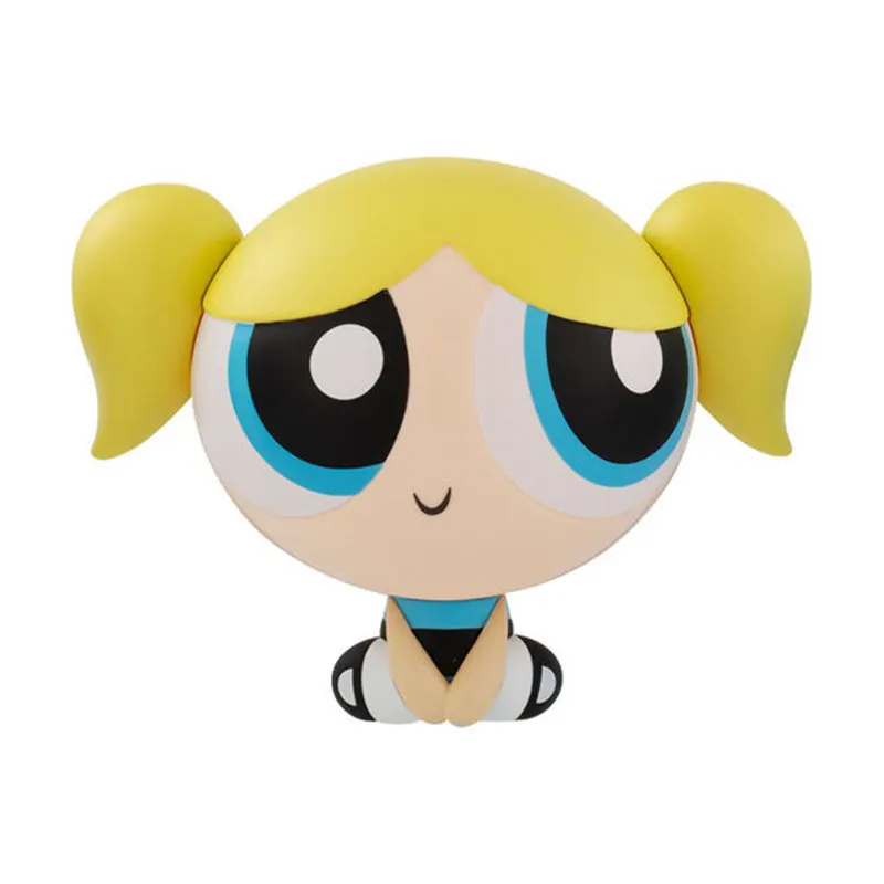 Фото Коллекционная фигурка Bandai Powerpuff Girls No Shell Gashapon: Блоссом, Бабблс, Баттеркап, Блисс, 13 см, сборная модель, без упаковки №4