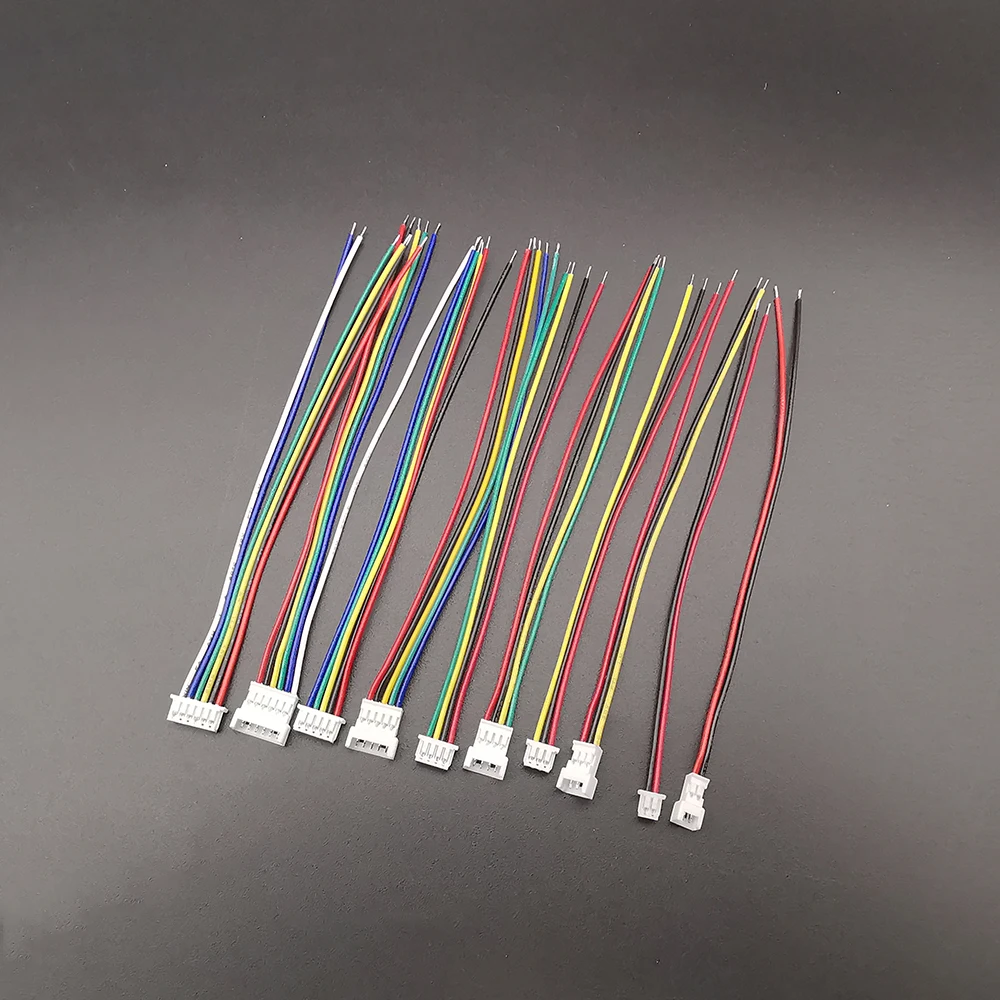 

JST 1,25 мм разъем 2/3/4/5/6 контактов 10 см 28AWG 5/10 пар