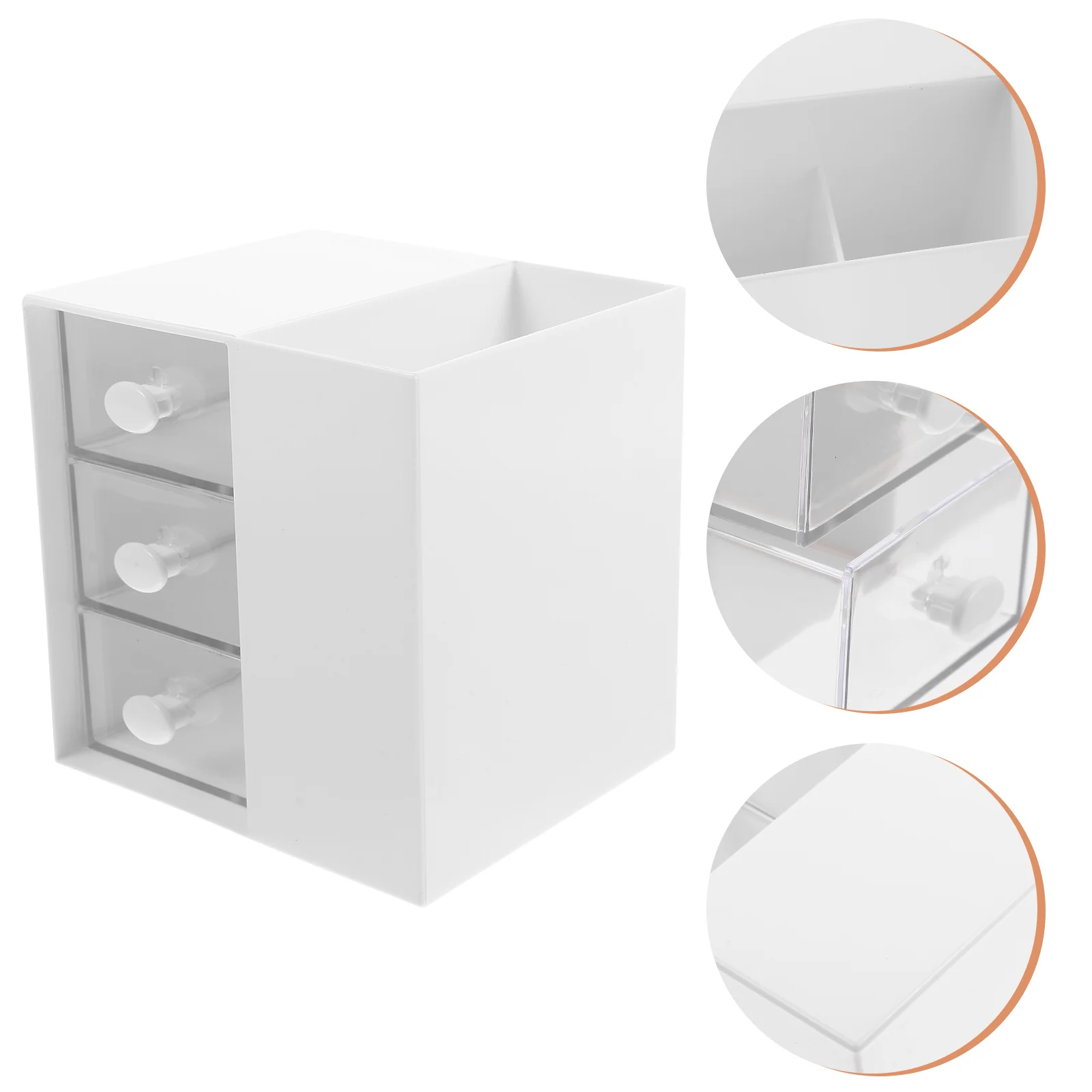 

Countertop Bathroom Box Desk Makeup Organizer Organizer Desktop Storage Drawers Makeup Containers