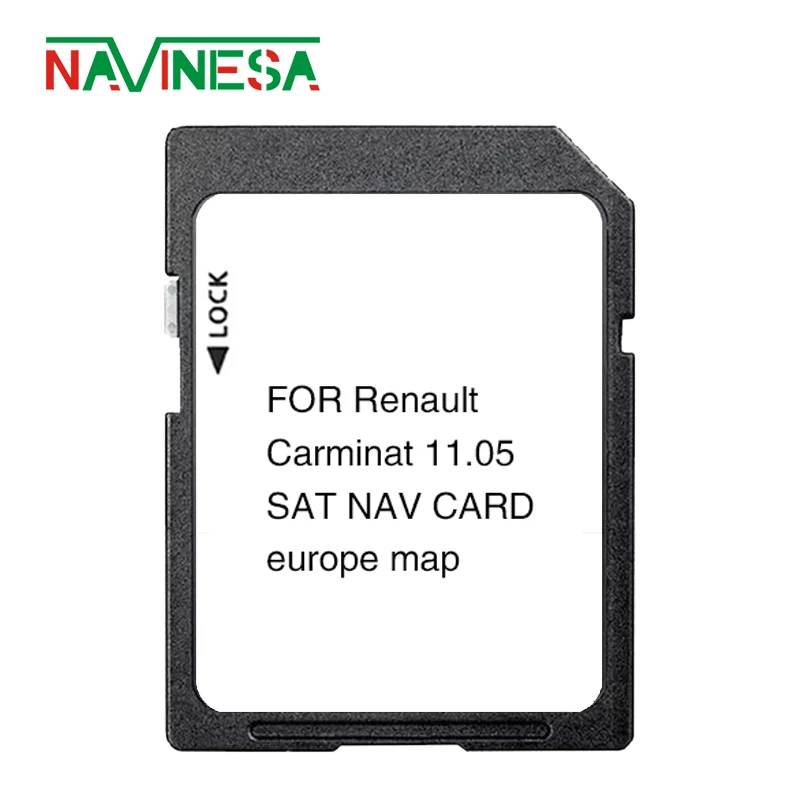 

SD Card For Renault Fluence 2008-2010 Carminat Version 11.05 Europe Maps 2023 Sat Nav GPS Navigation 259E91603R 8GB