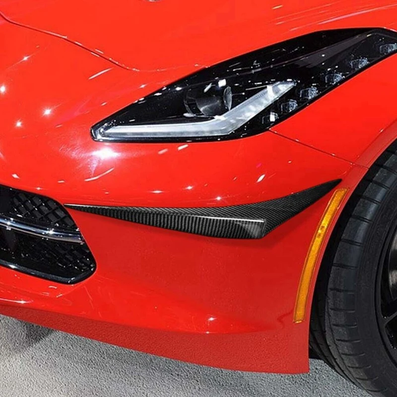 Передние и боковые уголки для автомобиля из углеродного волокна спойлер