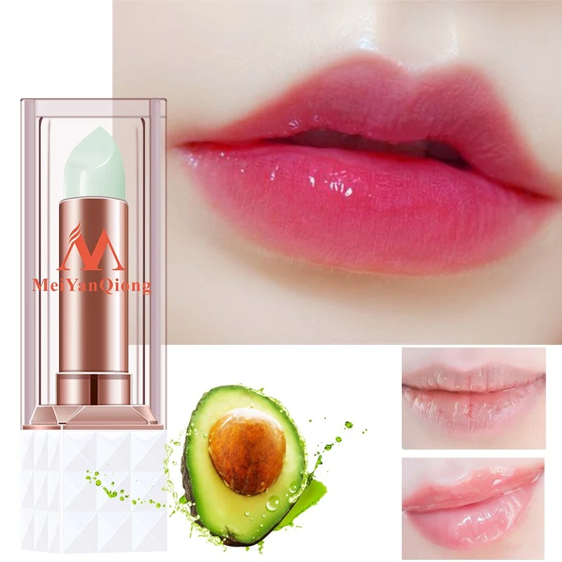 

Shea Butter Moisturizing Color Change Lip Balm Skin Care Anti Aging Makeup Lip Care Beauty Nourishing Lipstick Plant Essence