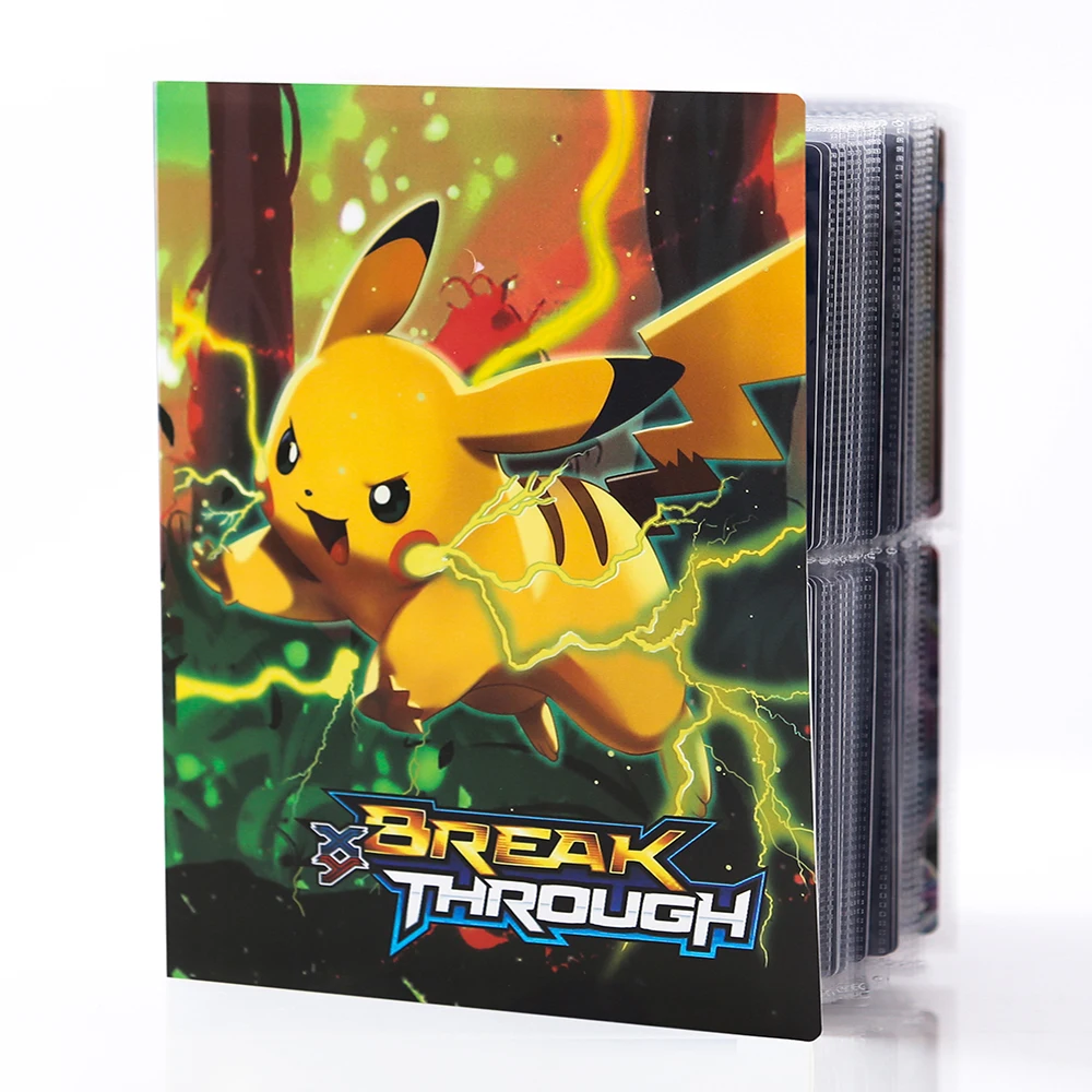 

Hot Anime TAKARA TOMY 3D POKEMON CARD ALBUM Collection Folder Pikachu Map Charizard Game Photo Friends for Children Gifts 240Pcs