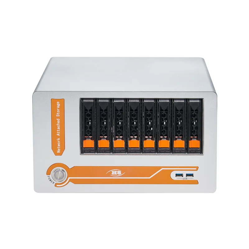 

NAS Series 8-Disk Mini Server Hot втулка шасси Сетевое хранилище промышленное контрольное оборудование