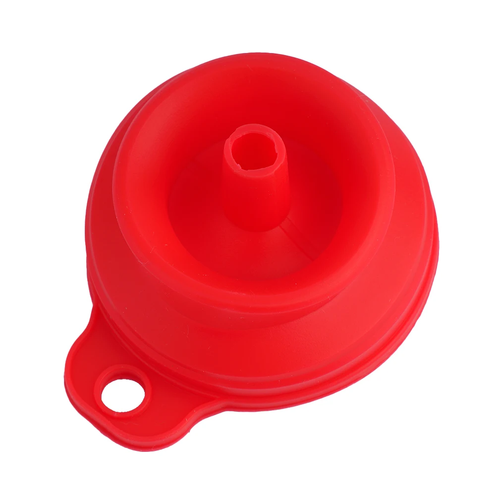 

Engine Funnel Car Universal Silicone Liquid Funnel Washer Fluid Change Foldable Portable Auto Engine Oil Petrol Change Funnel